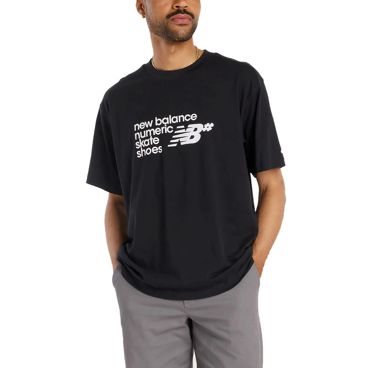 New Balance Numeric Stacked Graphic T-Shirt - Black - Image 2