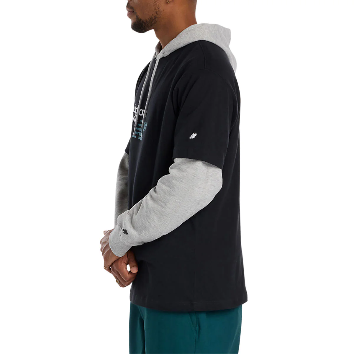 New Balance Numeric Stacked Graphic T-Shirt - Black Multi - Image 4