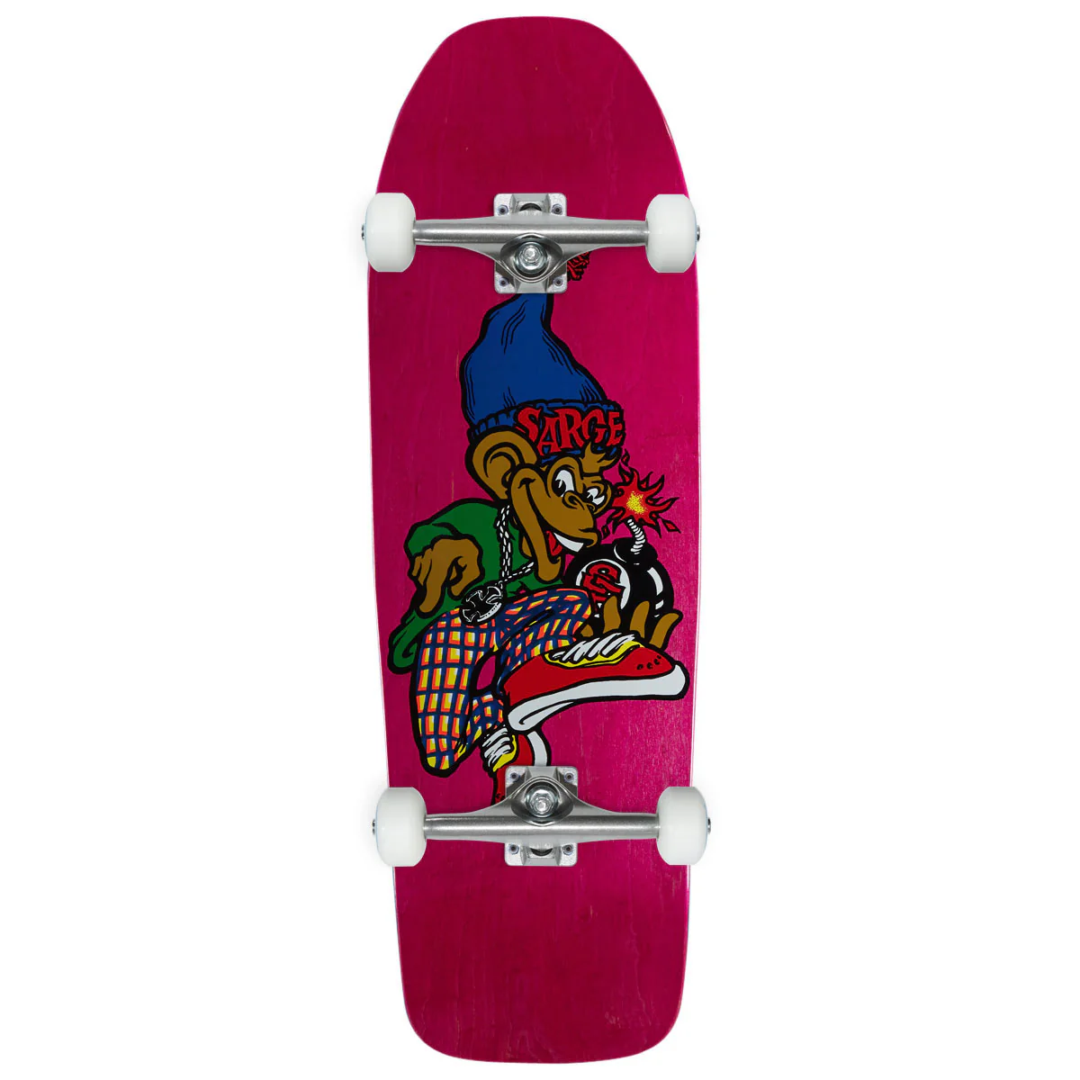 New Deal Danny Sargent Monkey Bomb Skateboard Complete - 9.62"