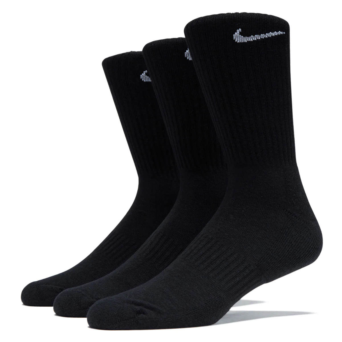 Nike Everyday Cushioned 3 Pack Of Socks - Black/White