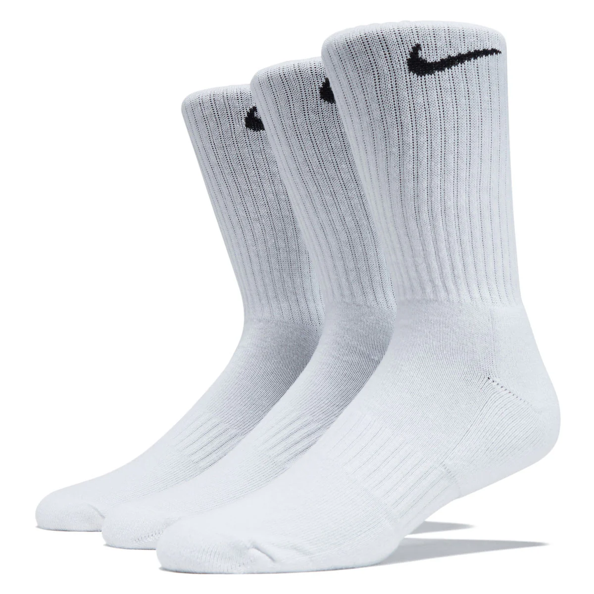 Nike Everyday Cushioned 3 Pack Of Socks - White/Black