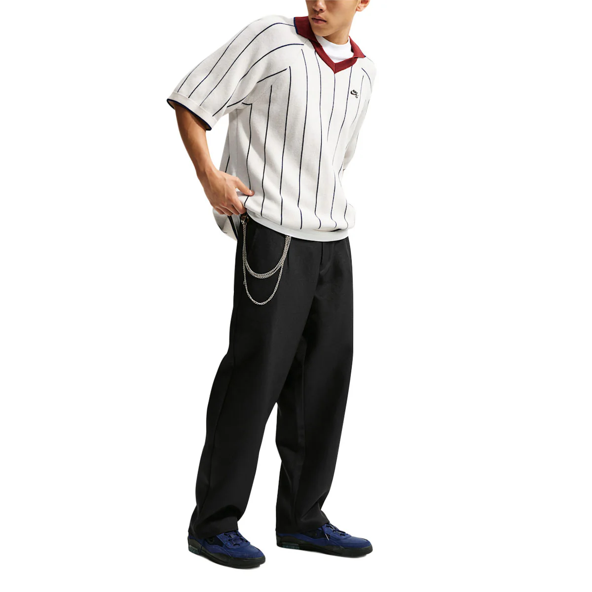 Nike SB Albatross Slack Pants - Black/White - Image 3