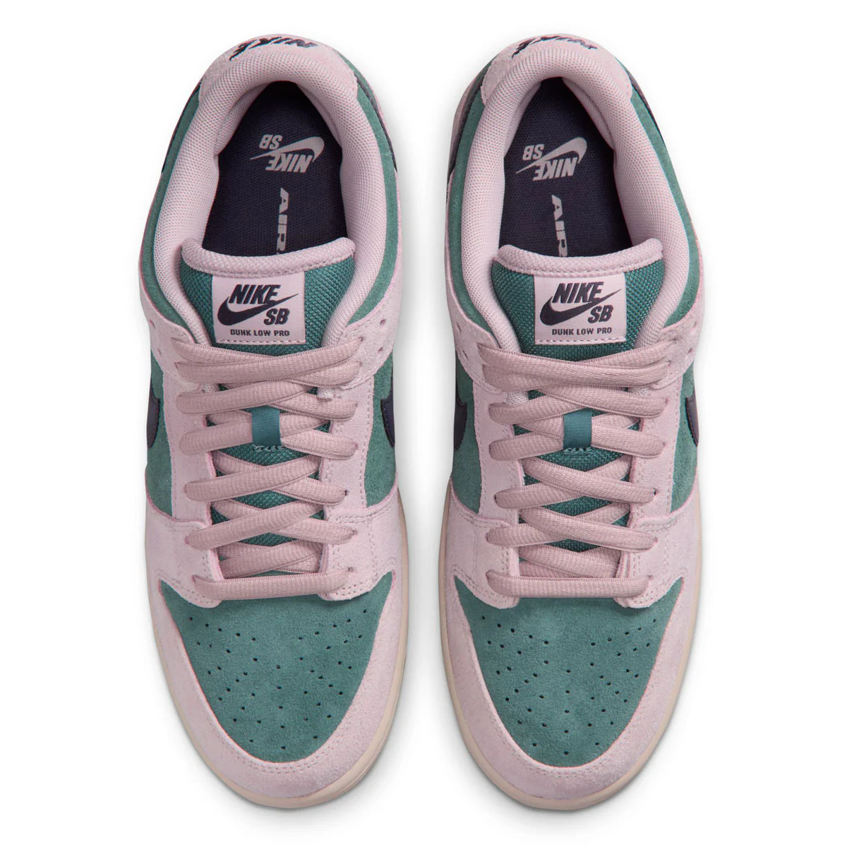Nike SB Dunk Low Pro Shoes - Mineral Slate/Dark Raisin/Particle Rose - Image 3