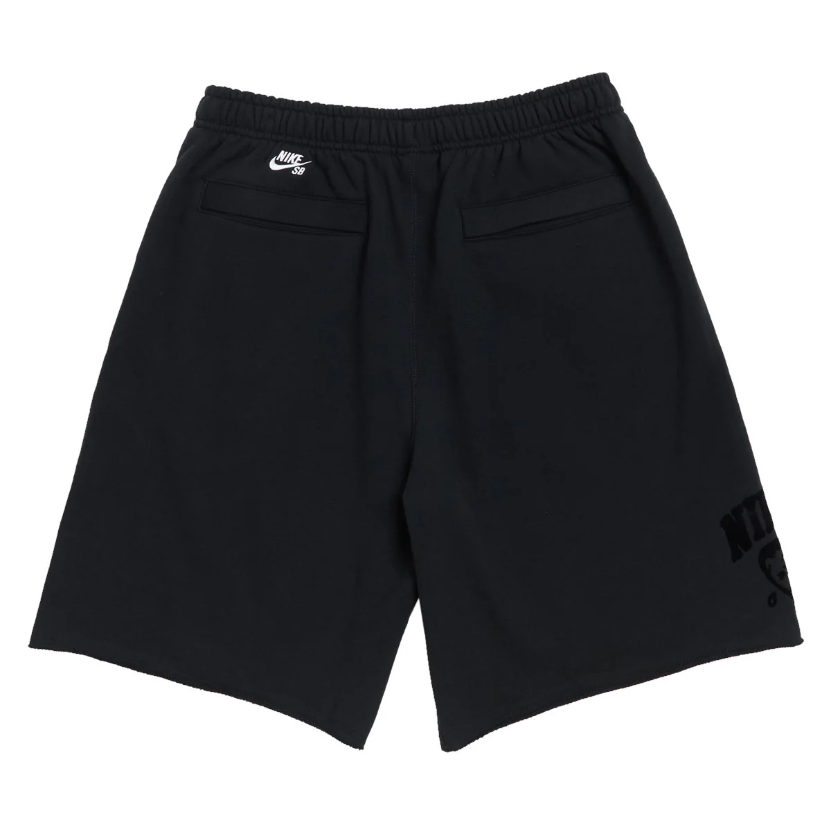 Nike SB GFX Fleece Shorts - Black/White - Image 2