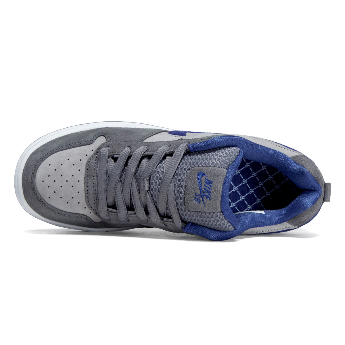 Nike SB Paul Rodriguez Zoom Air Low DG Shoes - Flint Grey/Deep Royal Blue/Flint Grey - Image 3