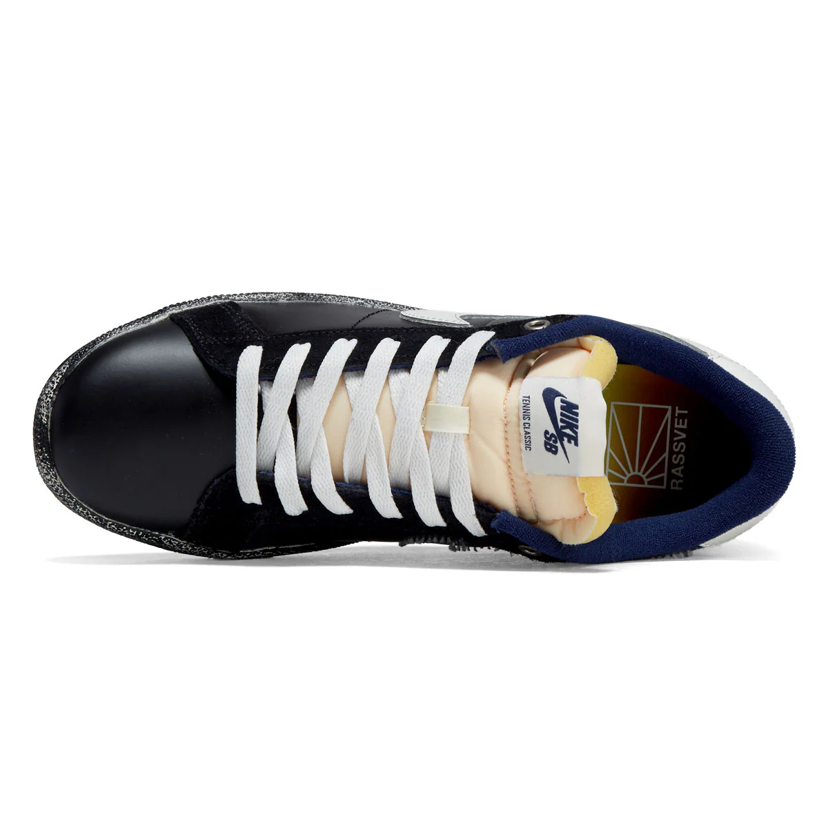 Nike SB x Rassvet Zoom Tennis Classic Shoes - Blue Void/Blue Void/Sail - Image 3