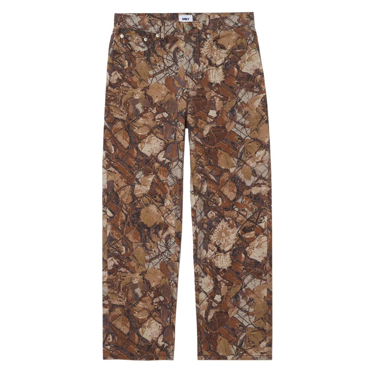 Obey Classic Baggy Denim Jeans - Fence Camo Multi