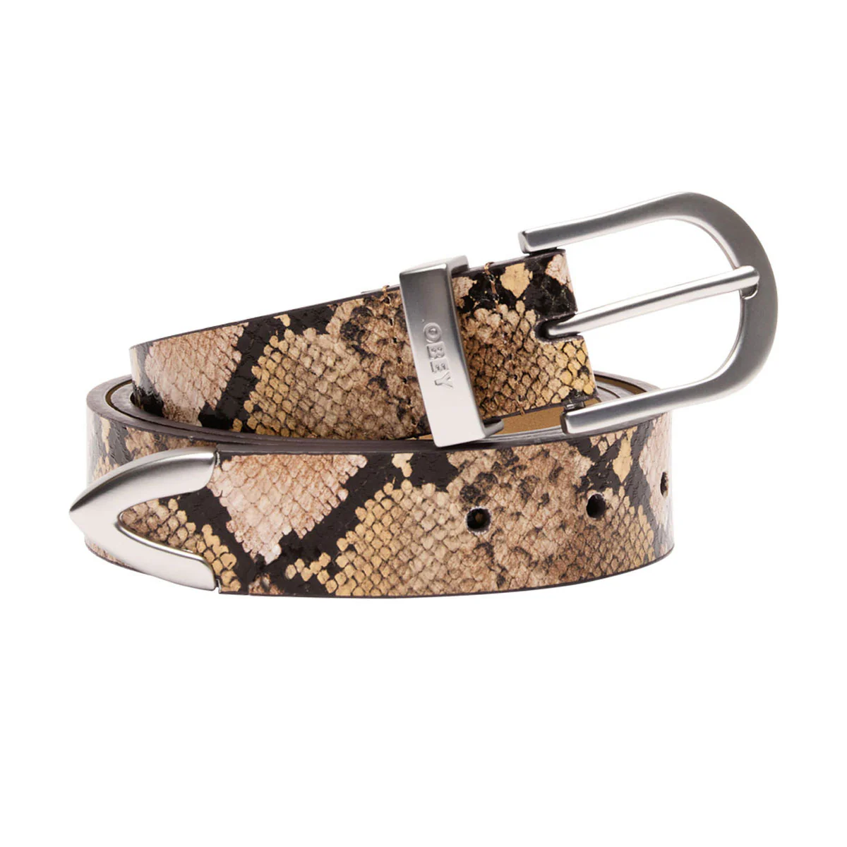 Obey Classic Leather Belt - Snake