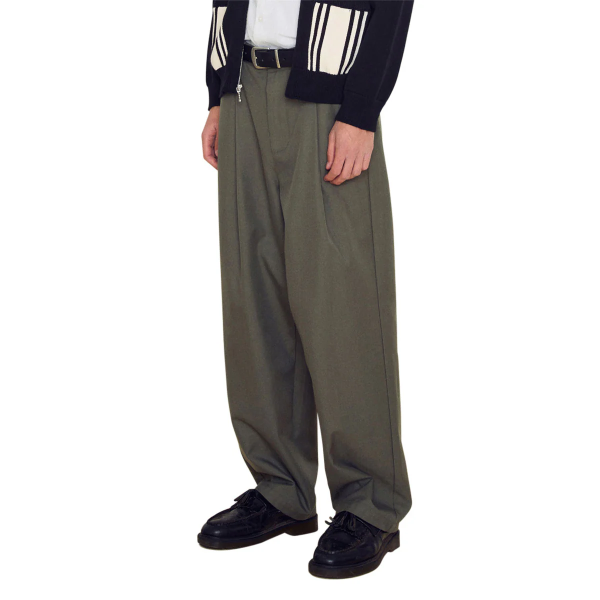 Obey Dean Pleated Pants - Tea Leaf - Image 2