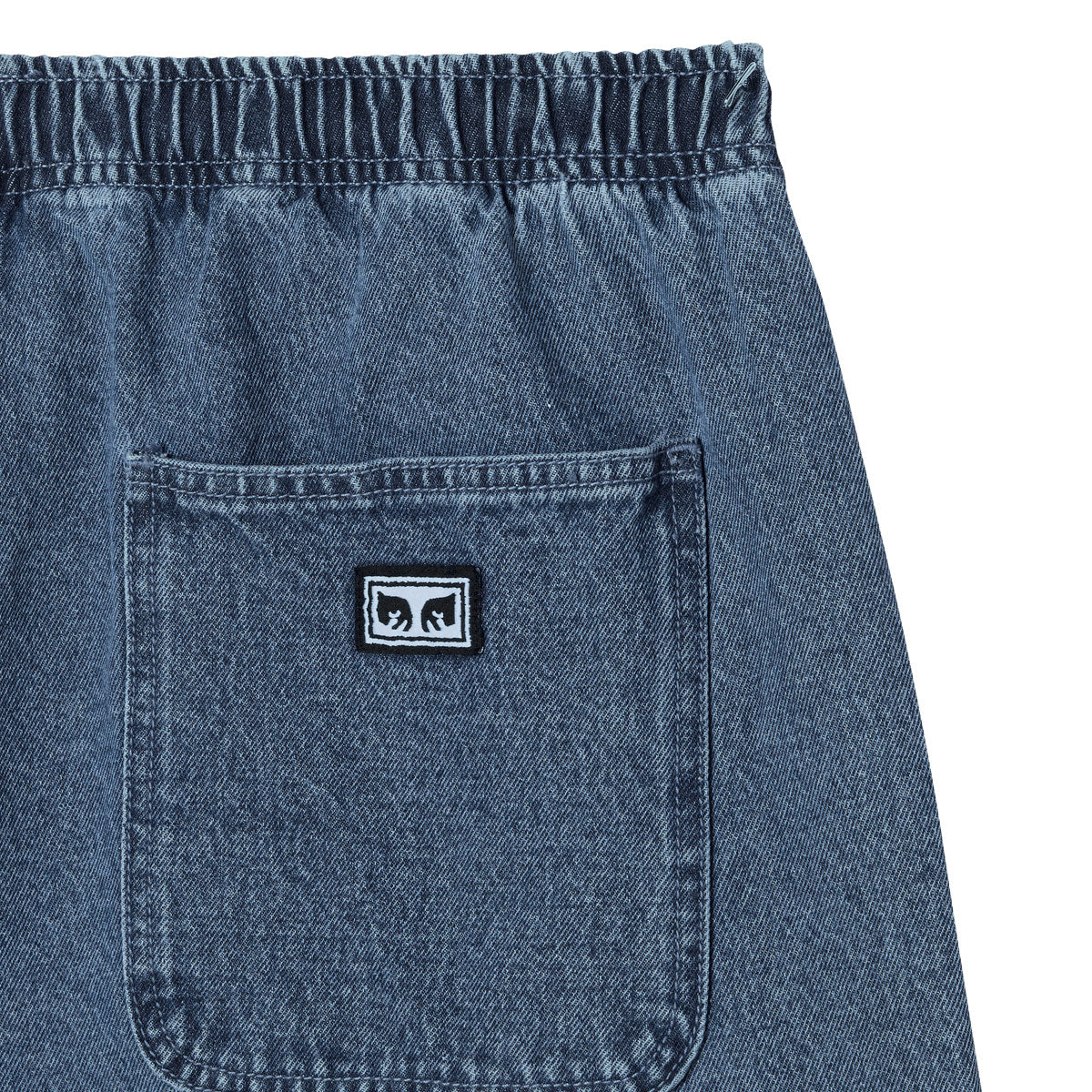 Obey Easy Denim Shorts - Light Indigo - Image 3