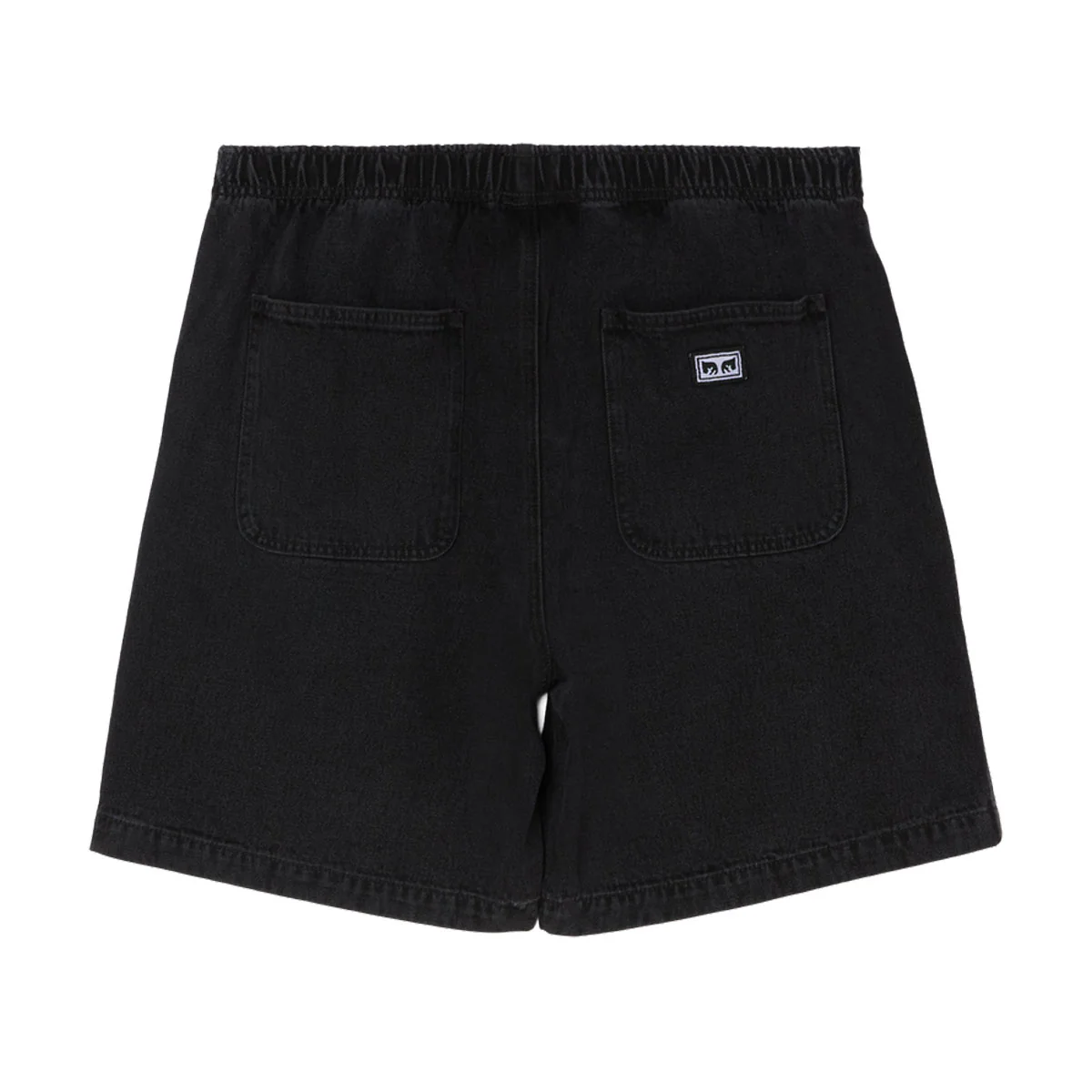 Obey Easy Denim Shorts - Washed Black - Image 2