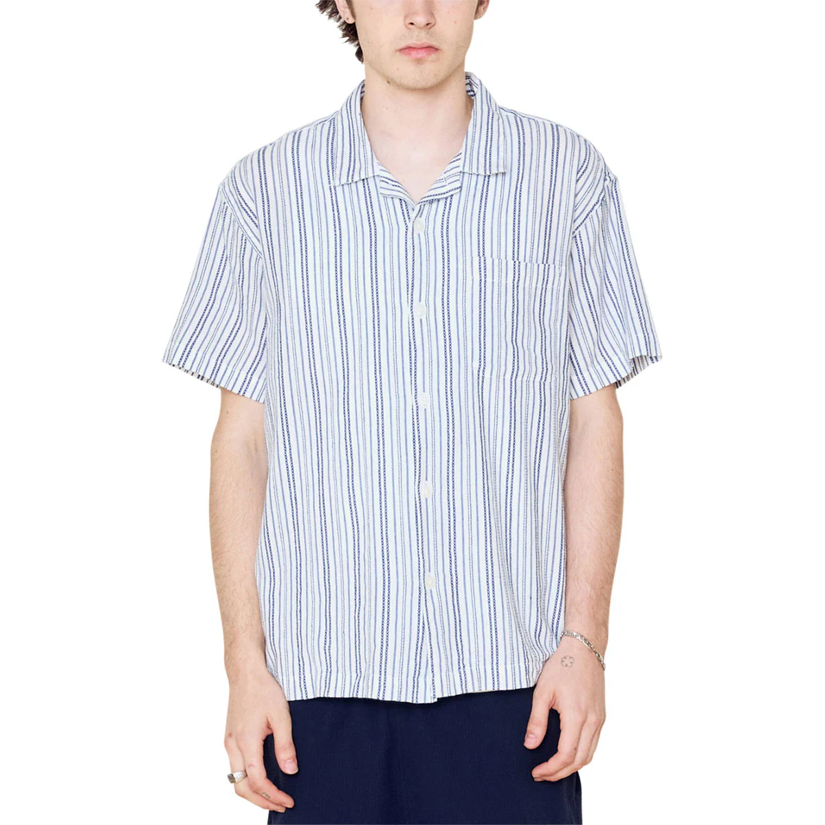 Obey Evans Woven Shirt - White Multi - Image 2