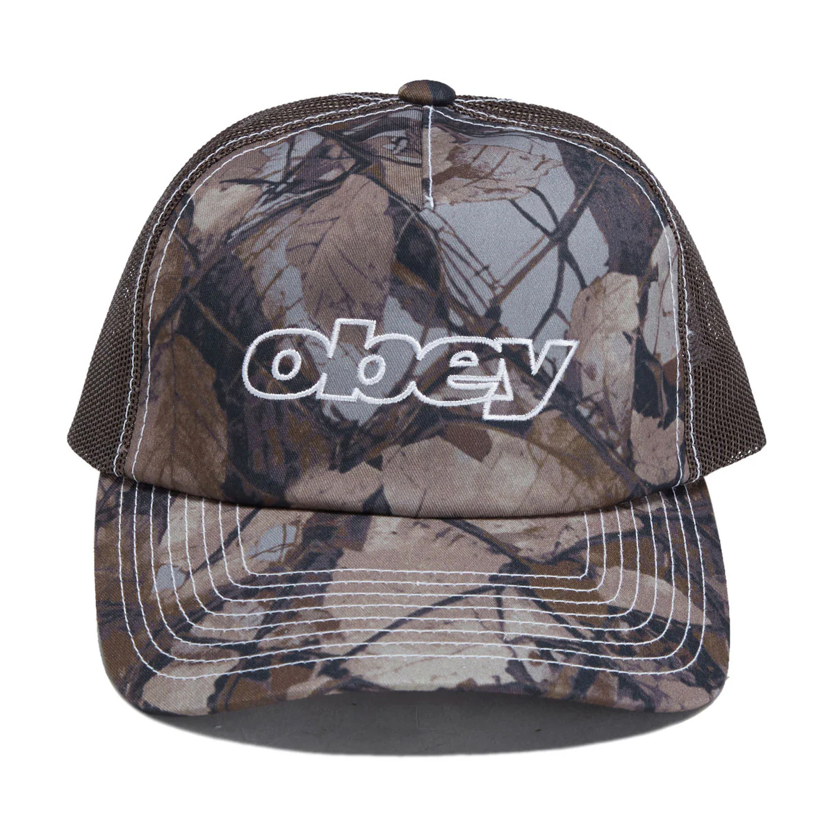 Obey Form Trucker Hat - Fence Camo Multi - Image 3