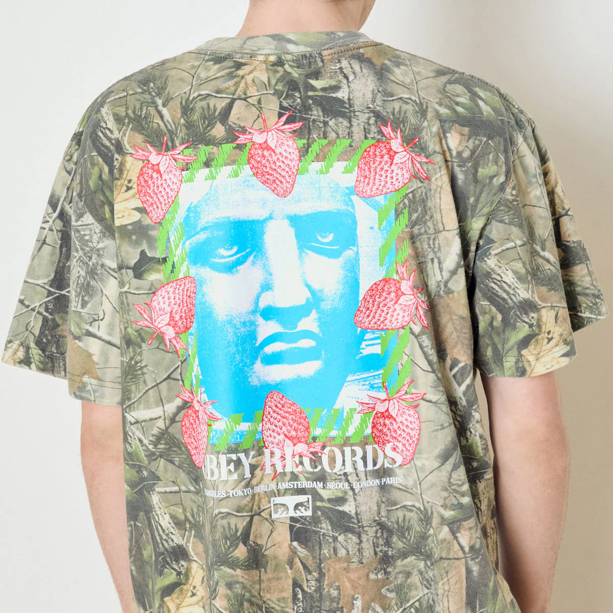 Obey Garden T-Shirt - Leaf Camo - Image 3