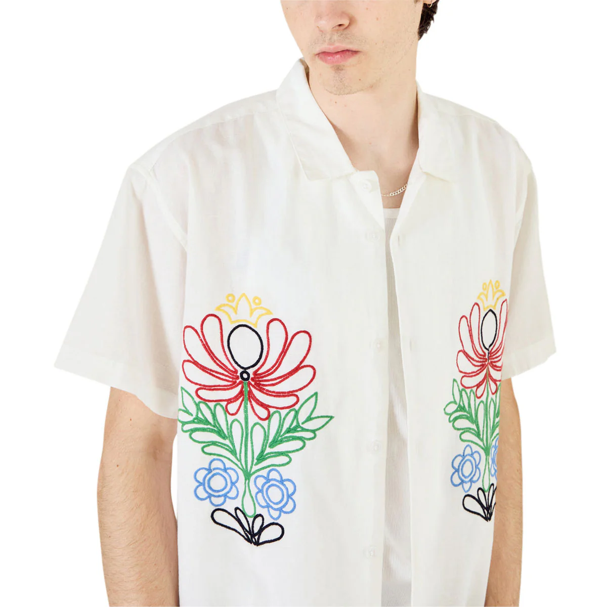 Obey Perry Woven Shirt - White - Image 3