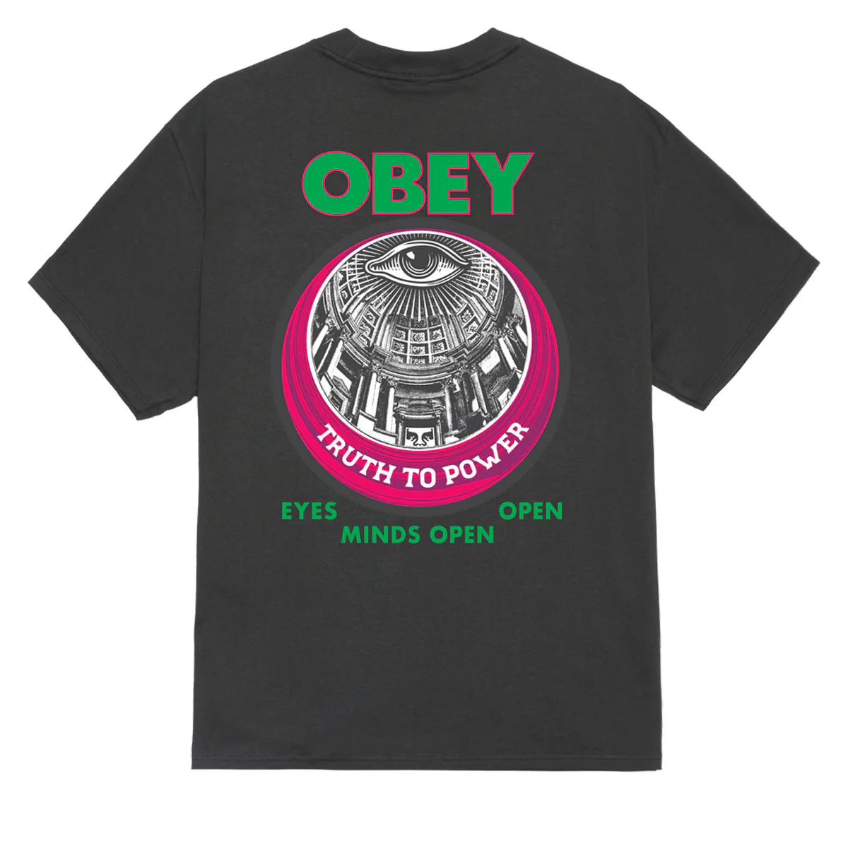 Obey Truth To Power T-Shirt - Vintage Black