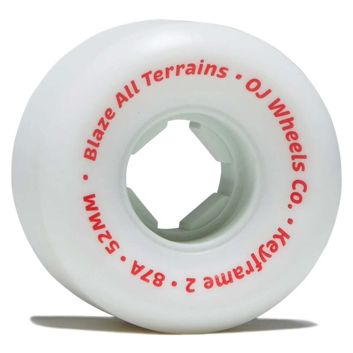 OJ Keyframe 2 87a Skateboard Wheels - White - 52mm