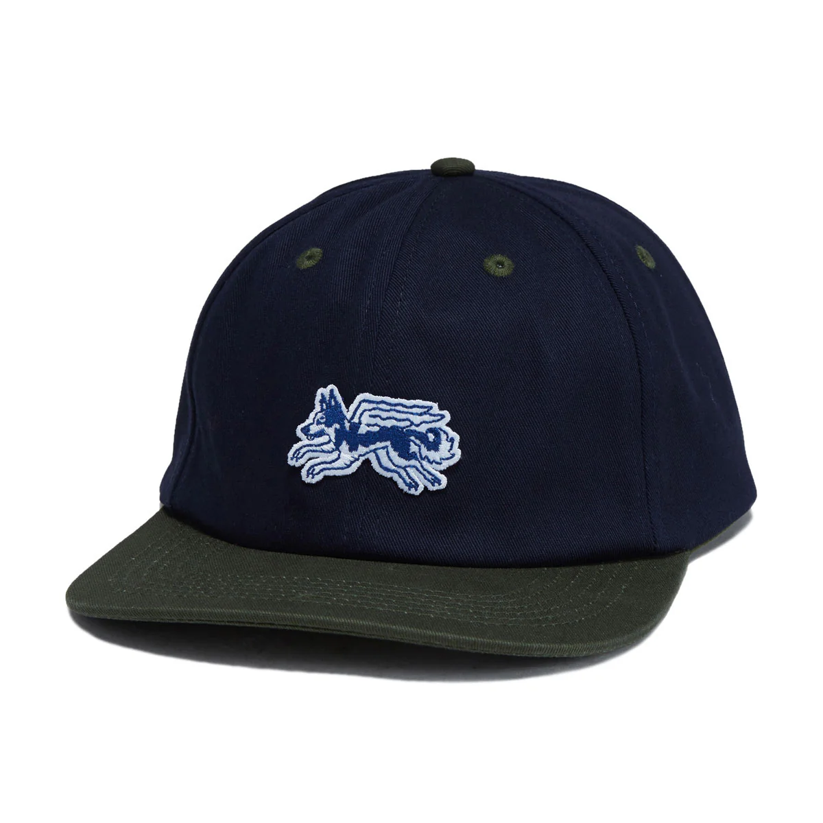Olympia Juno Patch Hat - Navy/Green