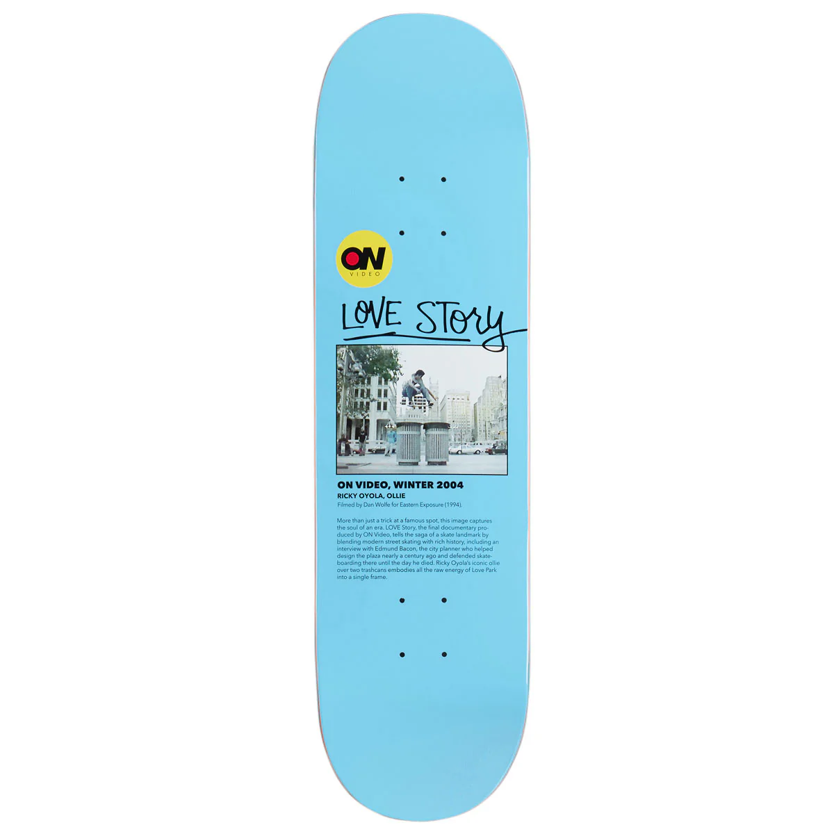 On Video Love Story Skateboard Deck - 8.50"