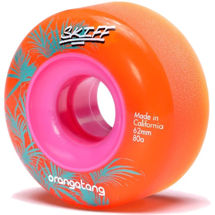 Orangatang Skiff Slasher 80a Longboard Wheels - Orange - 62mm