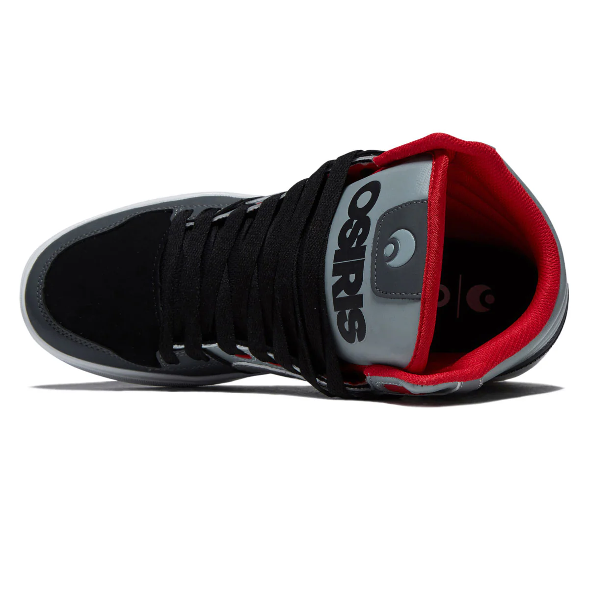 Osiris Clone Shoes - Black/Grey/Red - Image 3