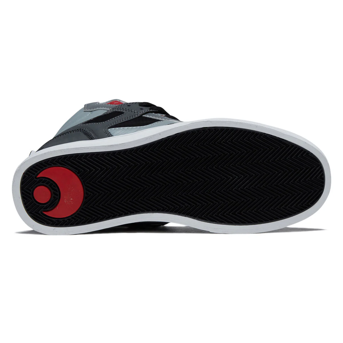 Osiris Clone Shoes - Black/Grey/Red - Image 4