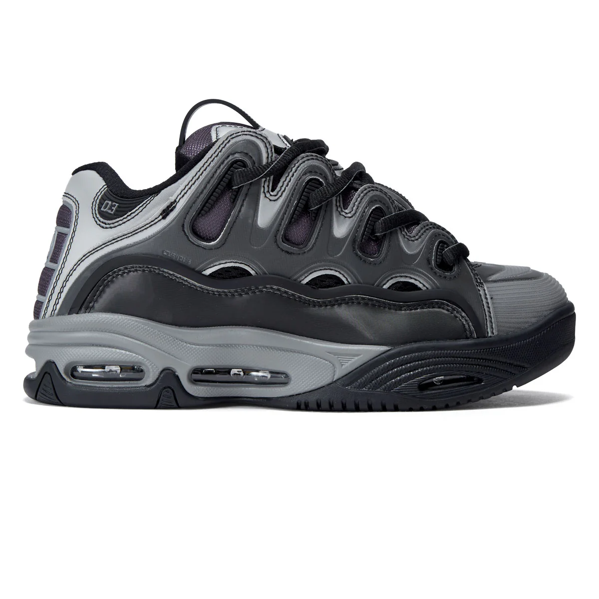 Osiris D3 2001 Shoes - Silver/Black/Holo