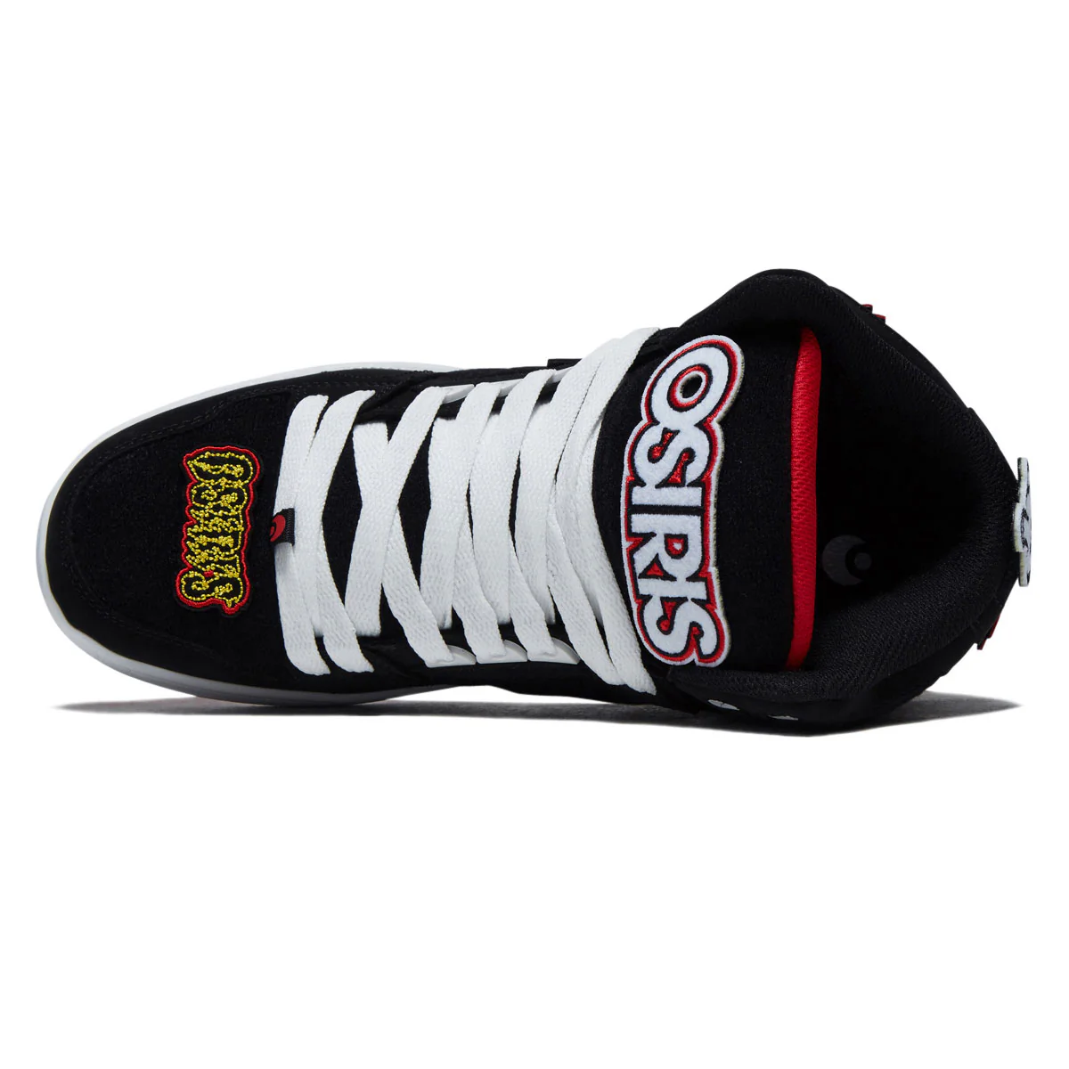 Osiris NYC 83 CLK Shoes - Black/Red/Velcro - Image 3