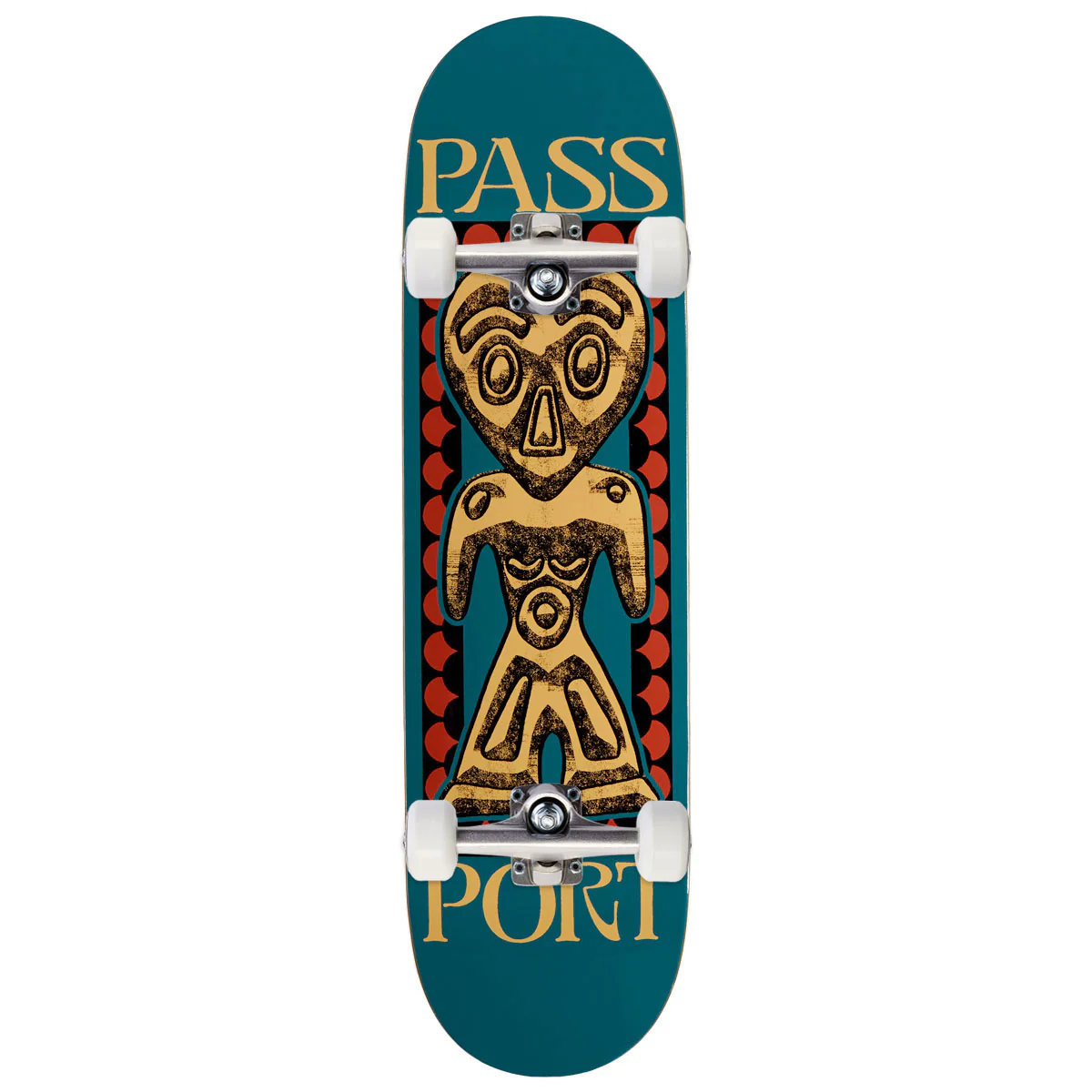 Passport Dogu Series Heart Head Skateboard Complete - 8.50"