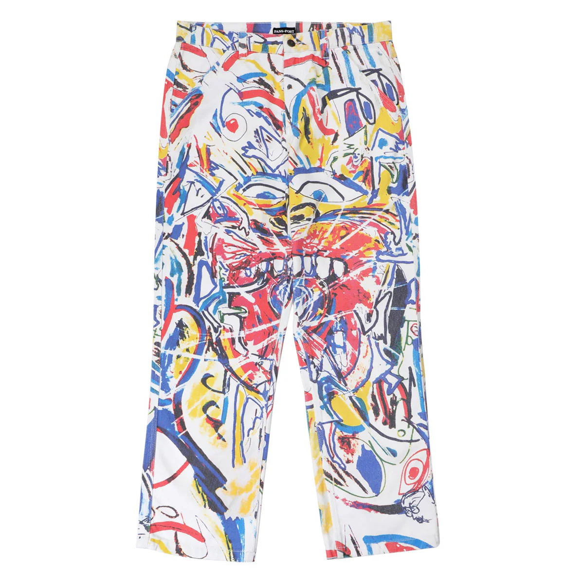 Passport Goes Around Workers Club Classic Jeans - Multi
