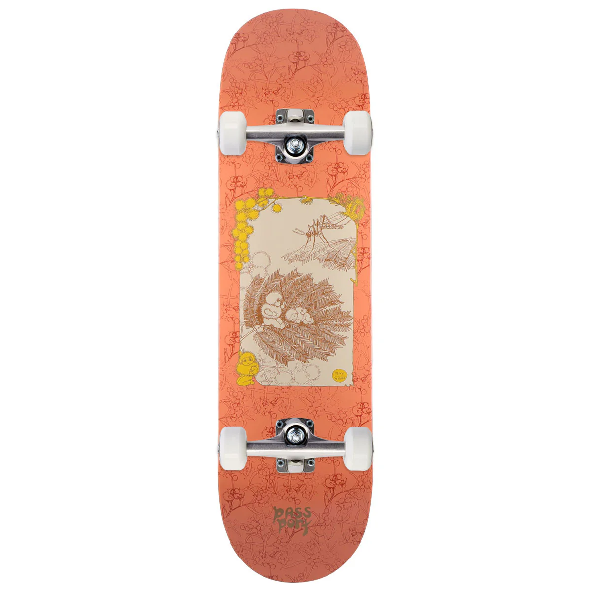 Passport x May Gibbs Wattle Baby Skateboard Complete - 8.375"