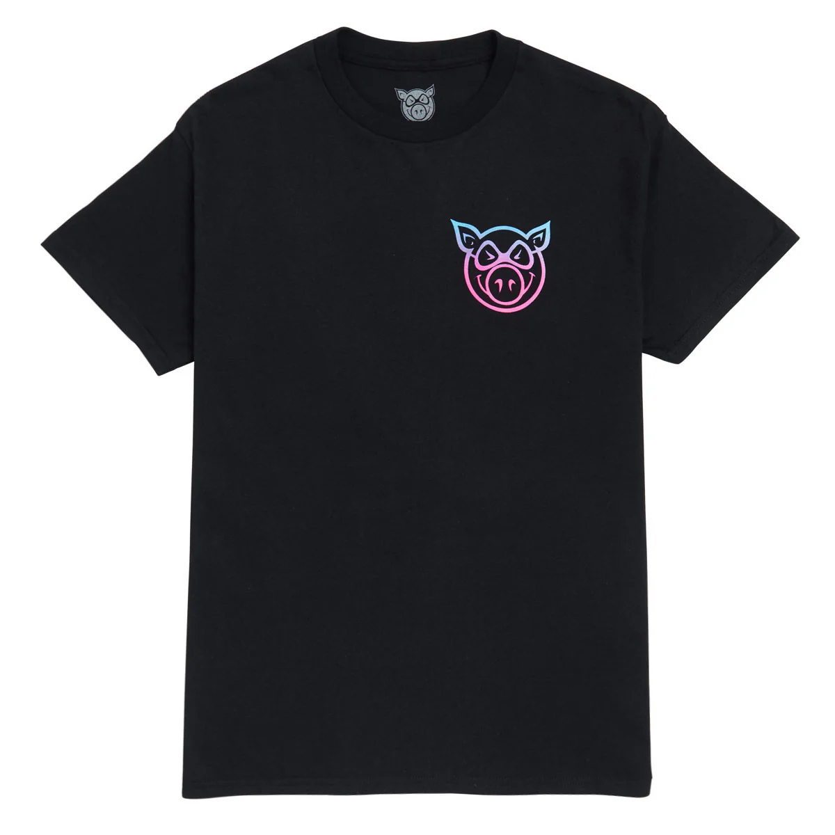 Pig Head Fade T-Shirt - Black