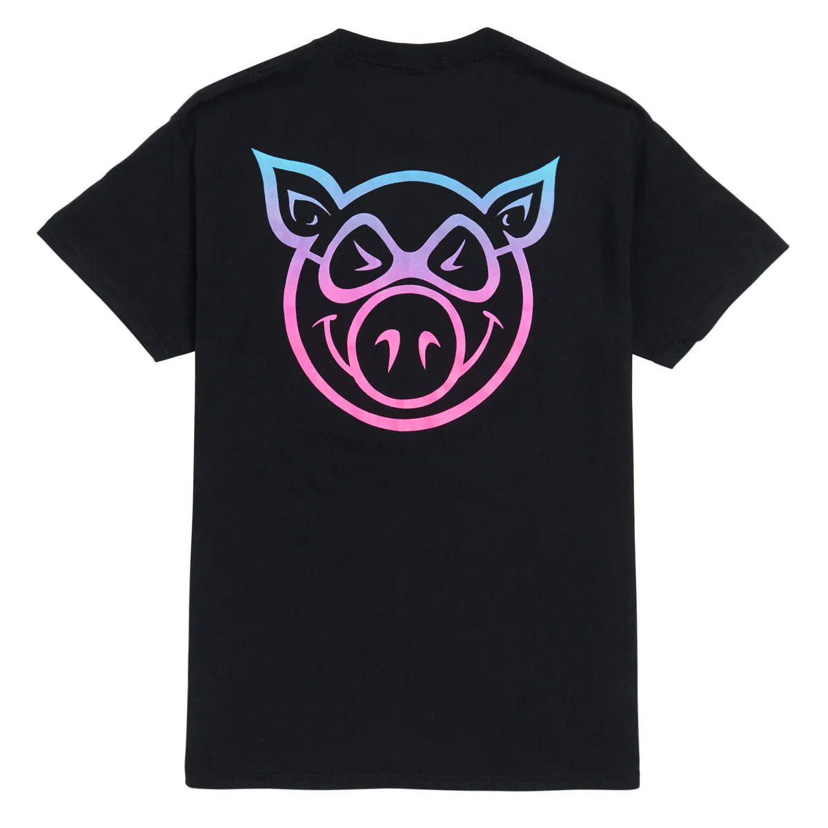 Pig Head Fade T-Shirt - Black - Image 2