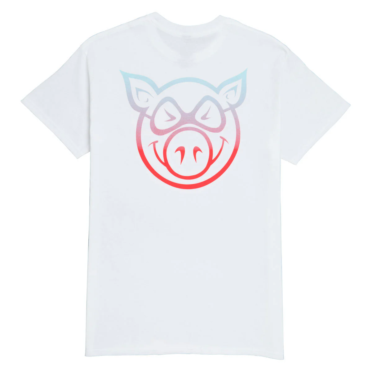 Pig Head Fade T-Shirt - White - Image 2