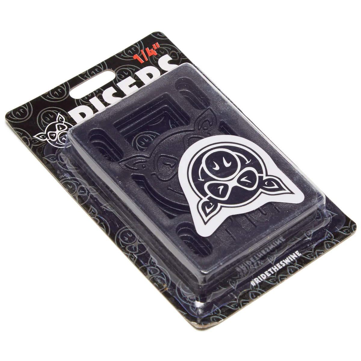 Pig Piles Hard Risers - Black - 1/4"