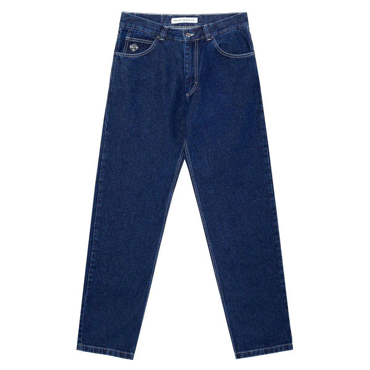 Polar 89! Denim Jeans - Dark Blue/White Stitching