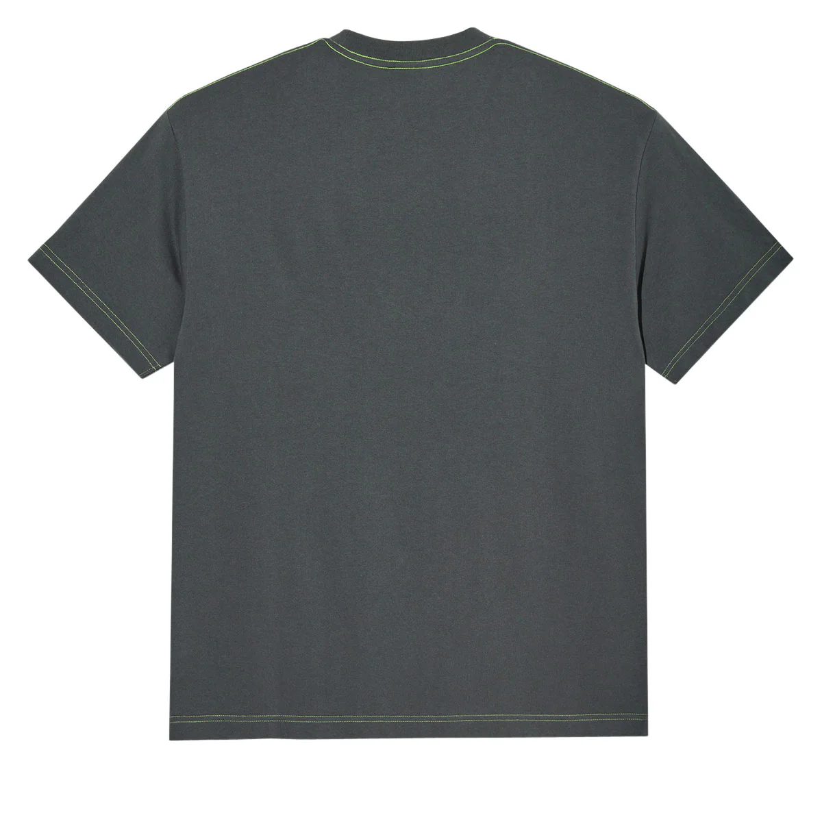 Polar Beach Walk Contrast T-Shirt - Graphite/Green - Image 3