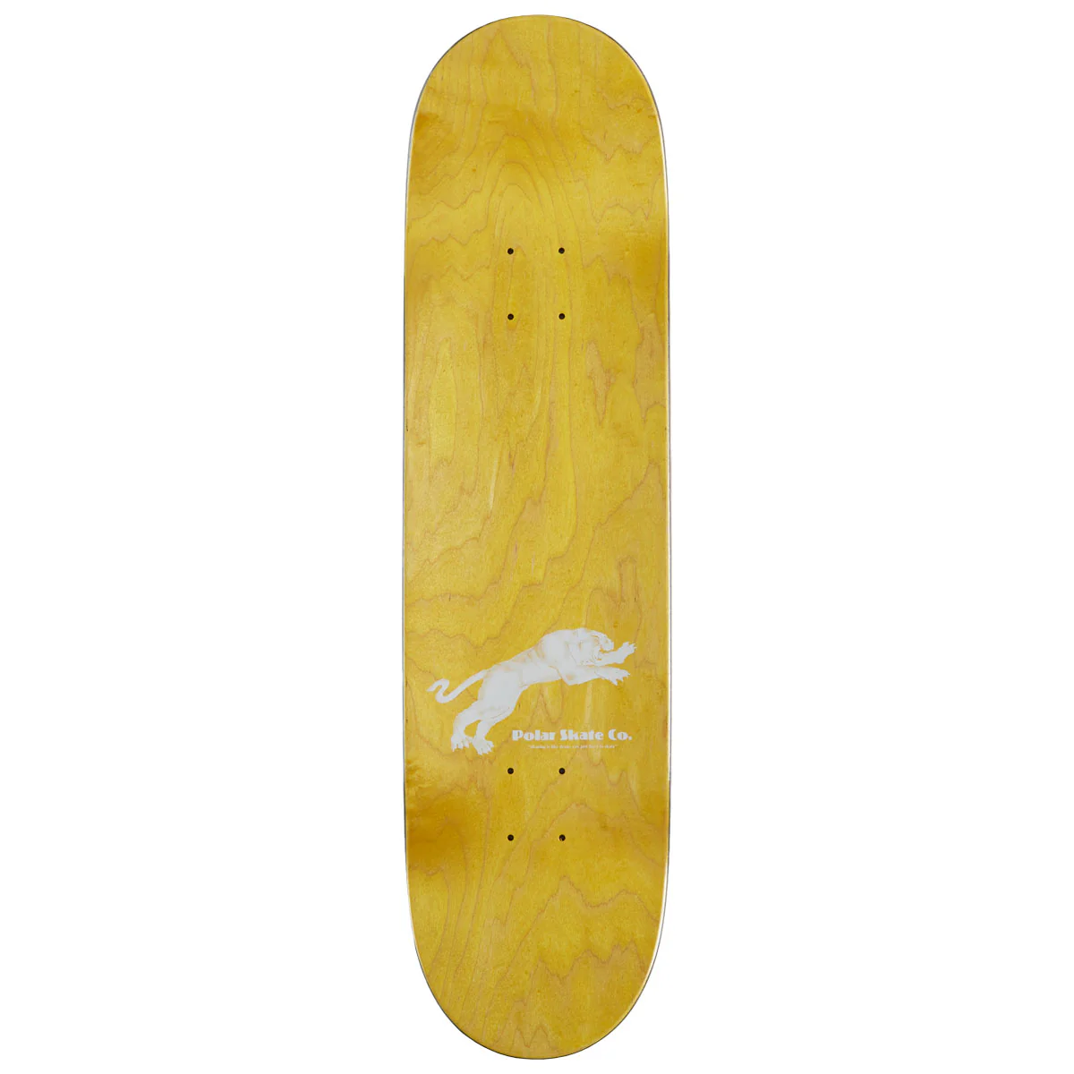 Polar David Stenström Tape & Panther Skateboard Deck - Blue - 8.50" - Image 2