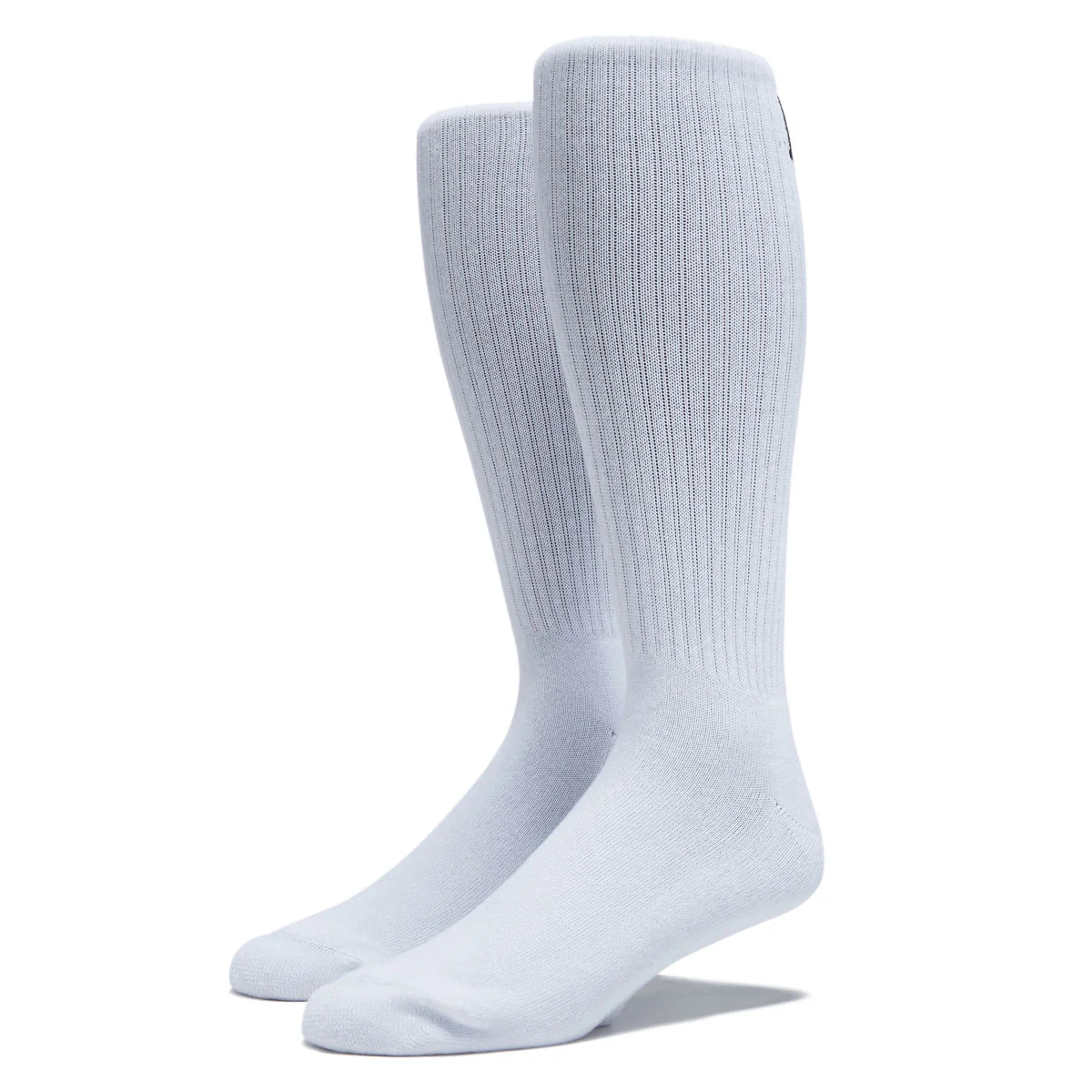 Polar Easy Now Long Rib Socks - White