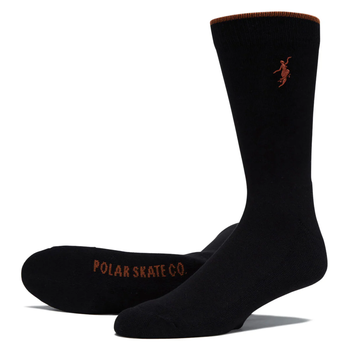 Polar No Complies Forever Business Socks - Black/Caramel - Image 2
