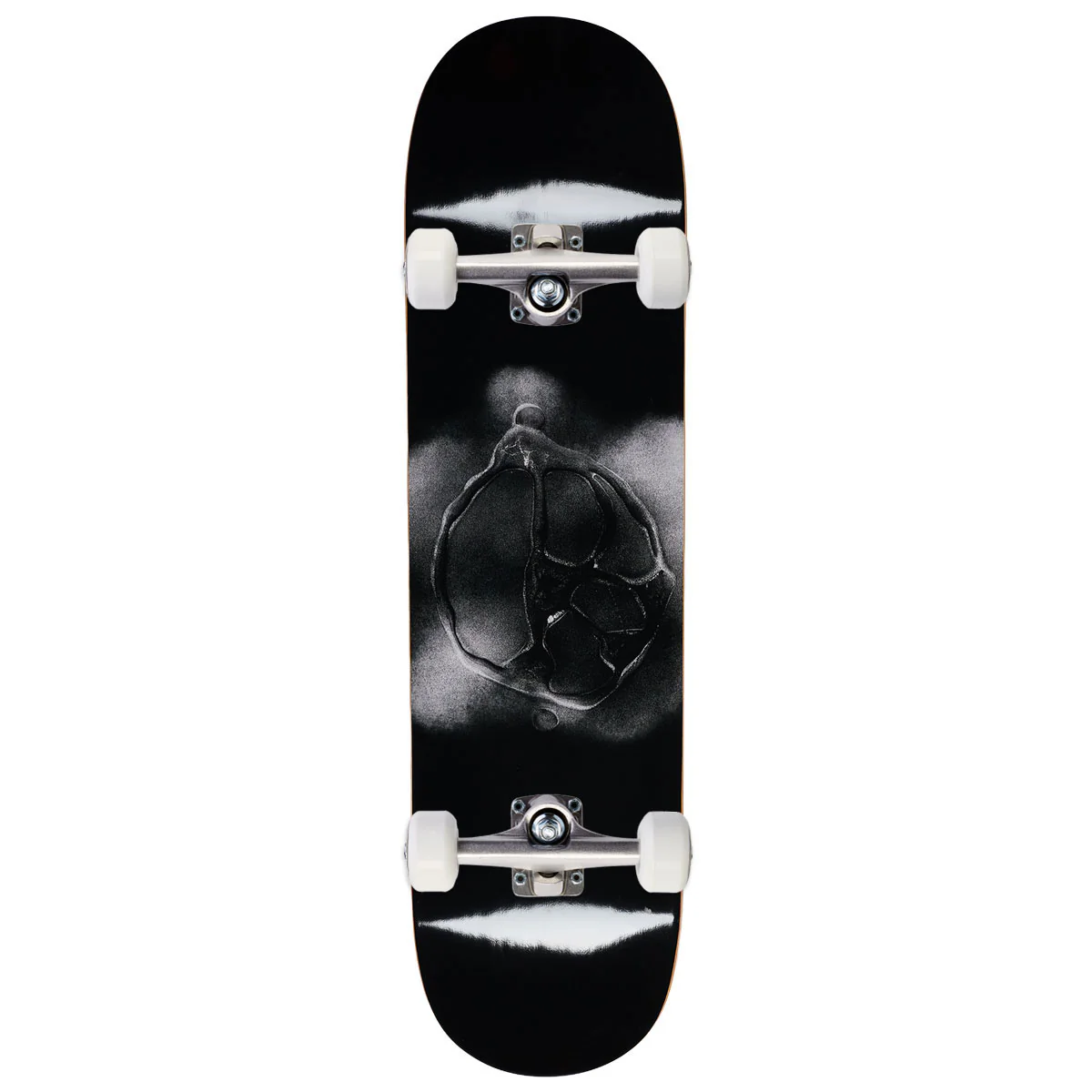 Polar Stroke Logo Team Skateboard Complete - Black - 8.25"