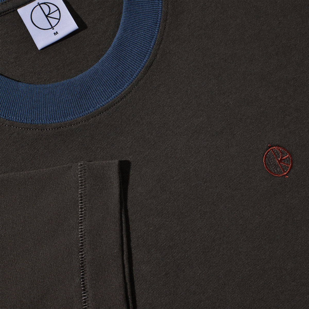 Polar Surf Panel T-Shirt - Dirty Black/Grey Blue - Image 3