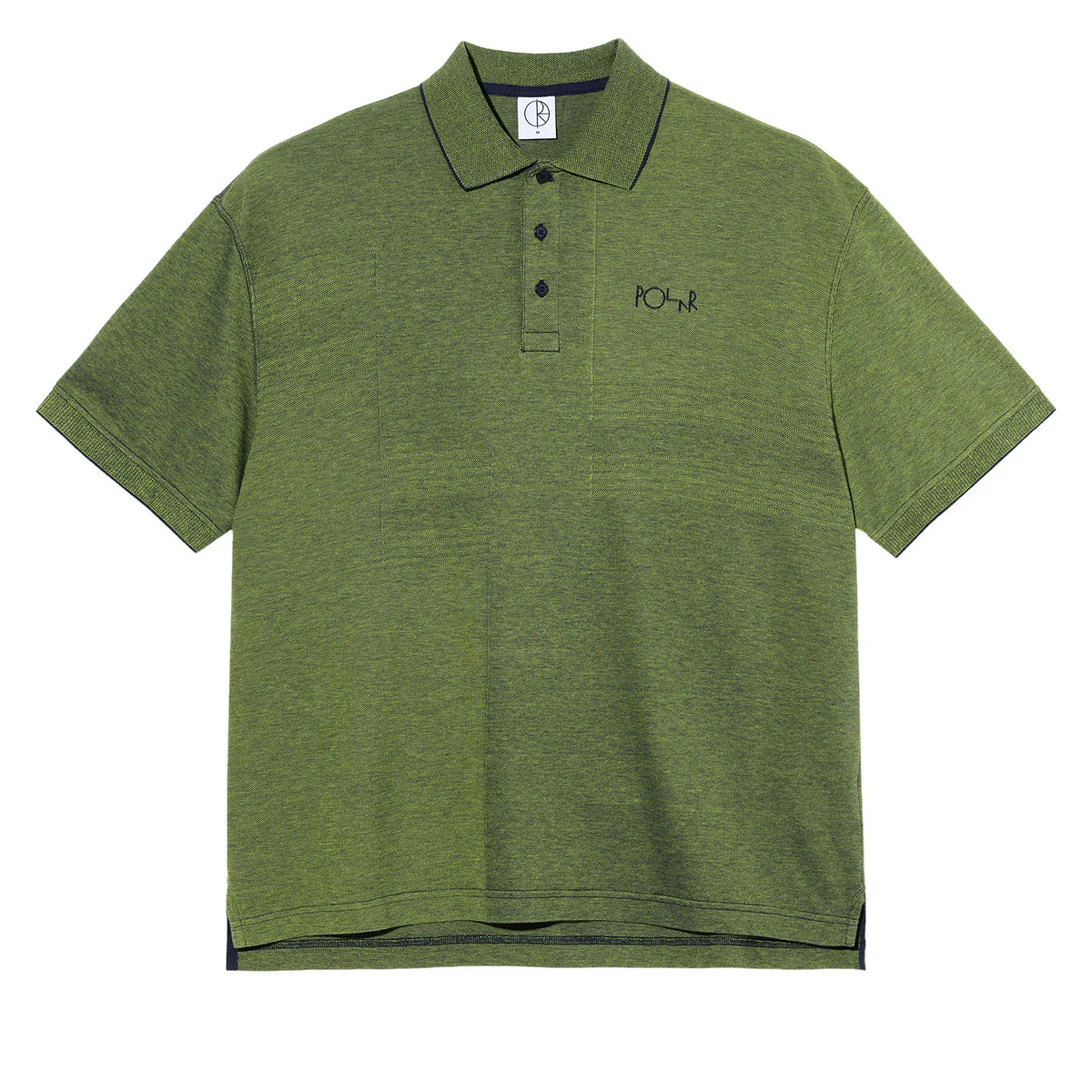 Polar Surf Pique Polo Shirt - Green/Blue