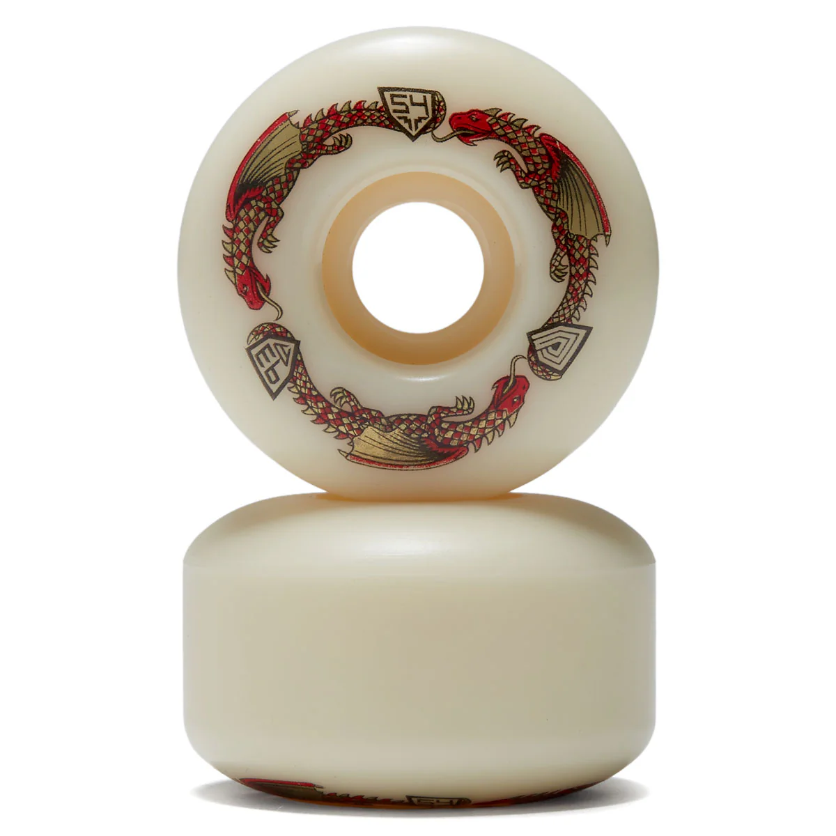 Powell-Peralta Dragon Formula 93a V4 Skateboard Wheels - Off White - 54mm - Image 2