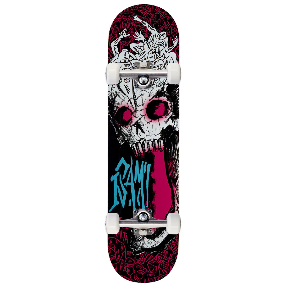 Powell-Peralta Isamu Yamamoto Skull 2 Freestyle Skateboard Complete - 7.25"