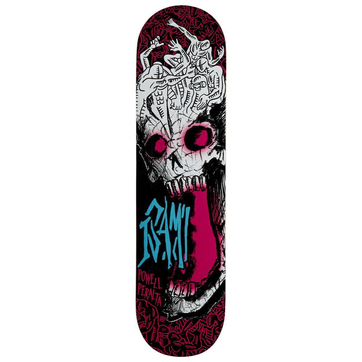 Powell-Peralta Isamu Yamamoto Skull 2 Freestyle Skateboard Deck - 7.25"