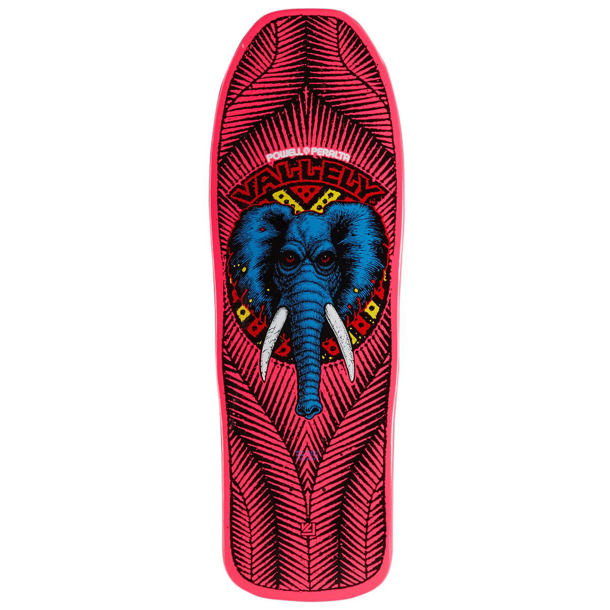 Powell-Peralta Mike Vallely Elephant 13 Skateboard Deck - Pink - 10.00"
