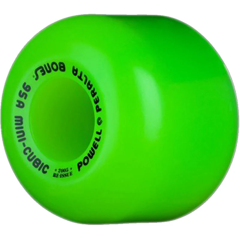 Powell-Peralta Mini Cubics 95A Skateboard Wheels - Green - 64mm