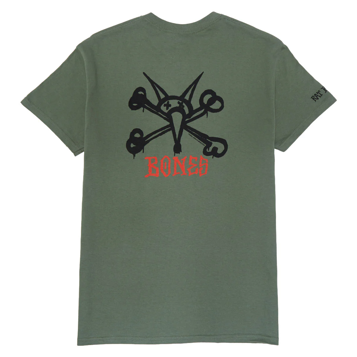 Powell-Peralta Rat Bones T-Shirt - Military Green II