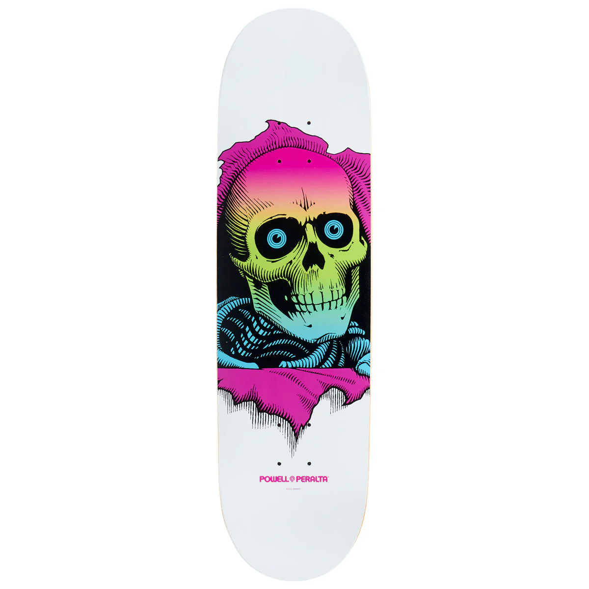 Powell-Peralta Ripper Skateboard Deck - Lime Fade/White - 8.50"